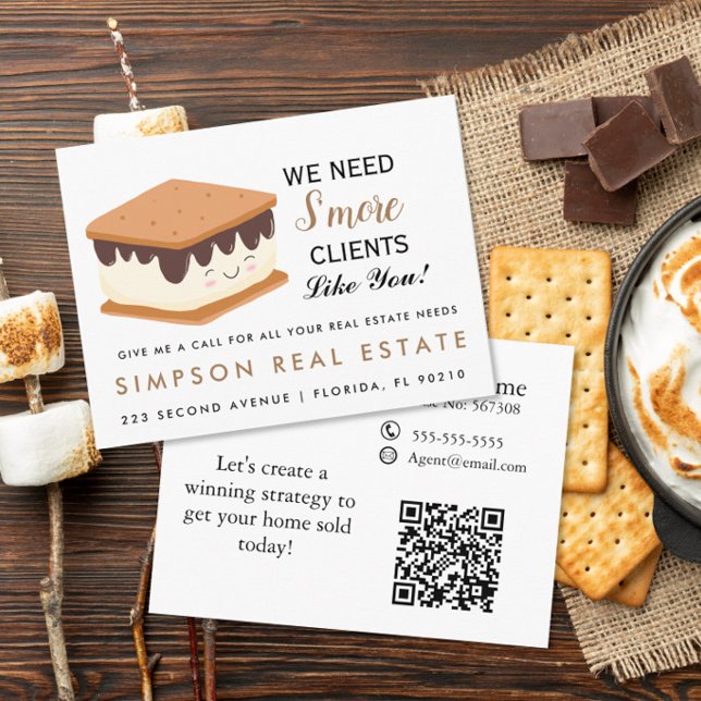 Postal De Anuncios Clientes de S'more casa abierta Agradecimiento bie (Subido por el creador)