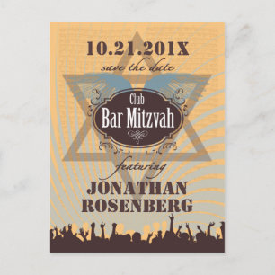 Postal De Anuncios Club Bar Mitzvah Guarden la Fecha