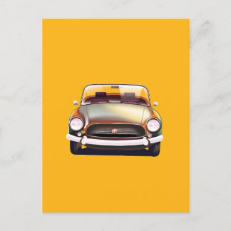 Postal De Anuncios Coche clásico antiguo