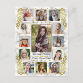 Postal De Anuncios Colaje de fotos de graduación de secundaria | Márm