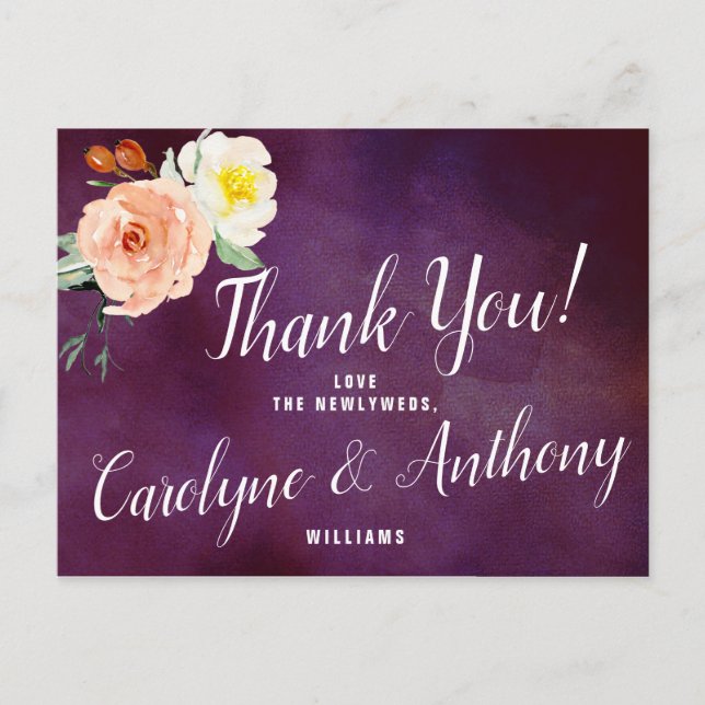 Postal De Anuncios Colección de Bodas The Romance In Bloom (Anverso)
