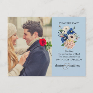 Postal De Anuncios Colección eterna en azul Omphalodes