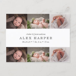 Postal De Anuncios Collage de fotos clásicas Nacimiento