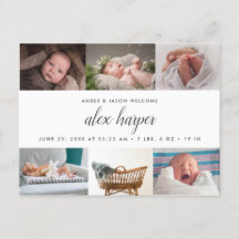 Collage fotográfico clásico Birth