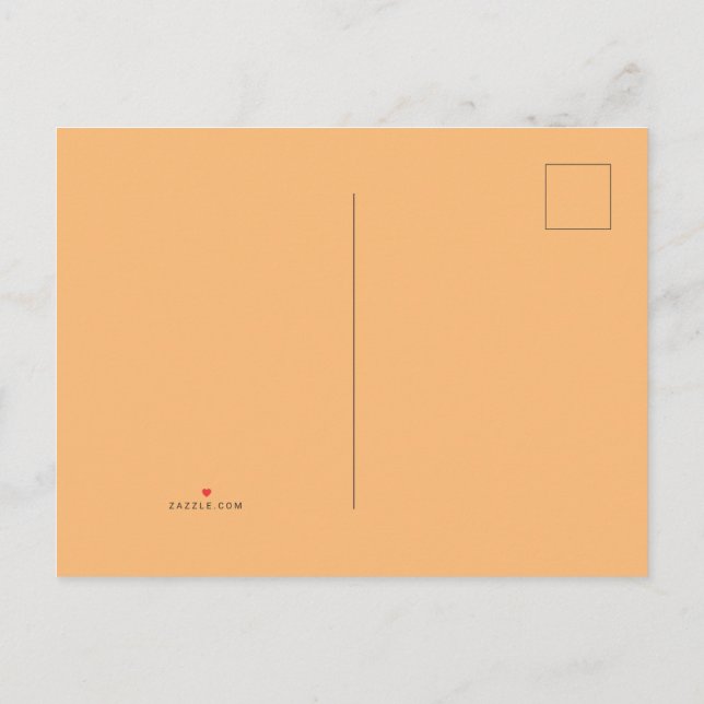 Postal De Anuncios Color hexadecimal #FABA77, Brandy (Reverso)