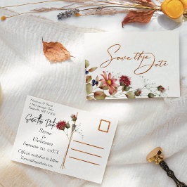 Postal De Anuncios Colorida margarita flor silvestre acuarela floral