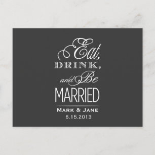 Postal De Anuncios Come Bebe y Estate Casado