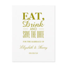 Comer, Beber y Guardar la Fecha Boda de Oro