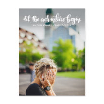 Comienza La Aventura Letra A Mano | Graduado