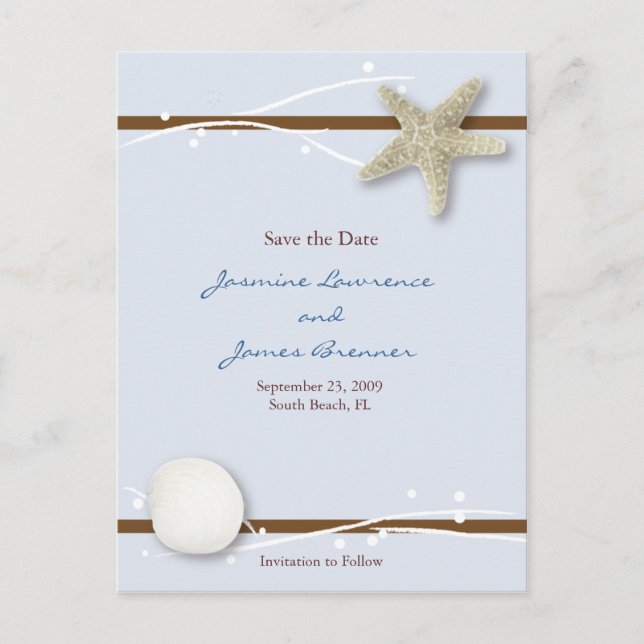 Postal De Anuncios Concha con cinta (Anverso)