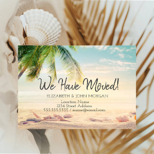 Postal De Anuncios Conchas marinas, Palm Beach en movimiento