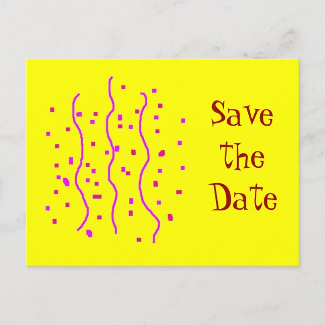 Postal De Anuncios Confeti, (Anverso)