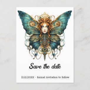Postal De Anuncios Copperfly Emperatriz Mariposa Boda Steampunk 