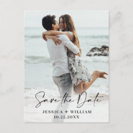 Postal De Anuncios Corazones de boda simplemente elegantes salvan la 