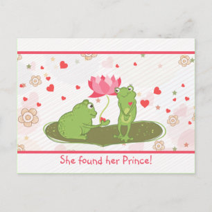 Postal De Anuncios Corazones De Ranas Brillantes Cuestas Salvan La Fe