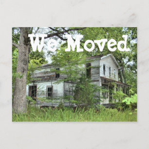 Postal De Anuncios Corra abajo de casa que movimos el cambio de