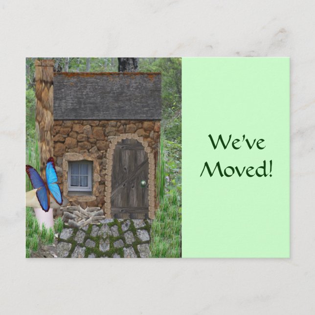 Postal De Anuncios Cottage de hadas de piedra (Anverso)