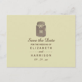 Postal De Anuncios Country Burlap Mason Jar Boda
