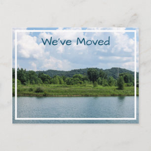 Postal De Anuncios Country Pond We've Moved Postcard