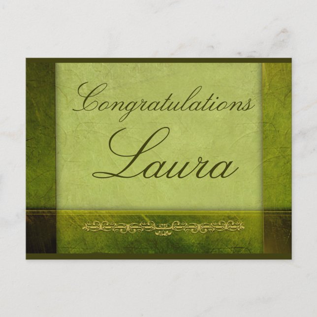 Postal De Anuncios Crea tu propia graduación (Anverso)