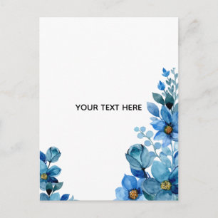 Postal De Anuncios Crea tu propio diseño botánico
