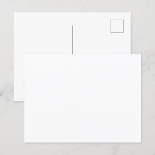 Postal De Anuncios Crear su propio Personalizado blanco