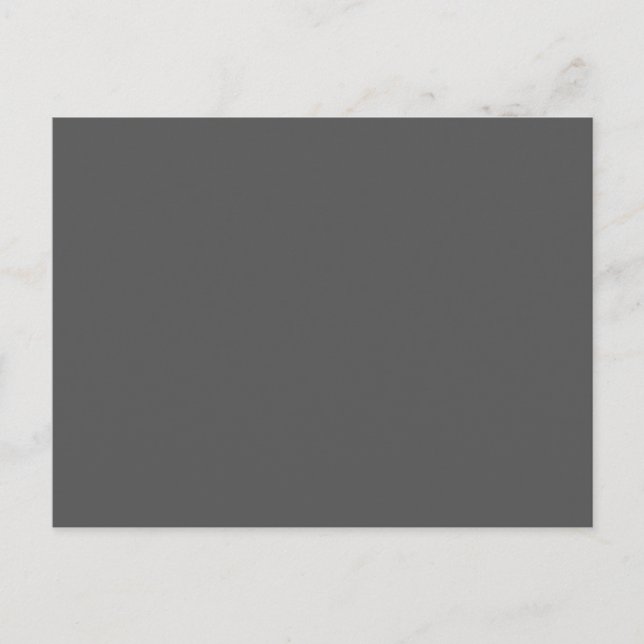 Postal De Anuncios Create Your Own elegant dark gray (Anverso)