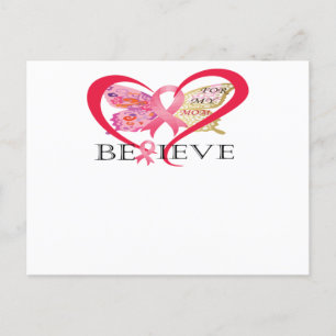 Postal De Anuncios Cree Por Mi Mamá Conciencia Del Cáncer De Mama