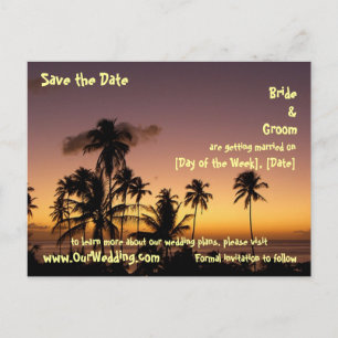 POSTAL DE ANUNCIOS CREPÚSCULO TROPICAL