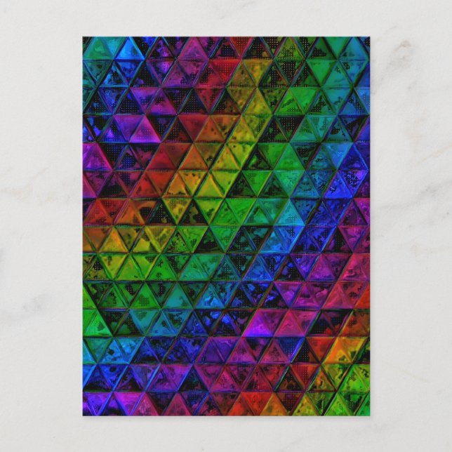 Postal De Anuncios Cristal de orgullo (Anverso)