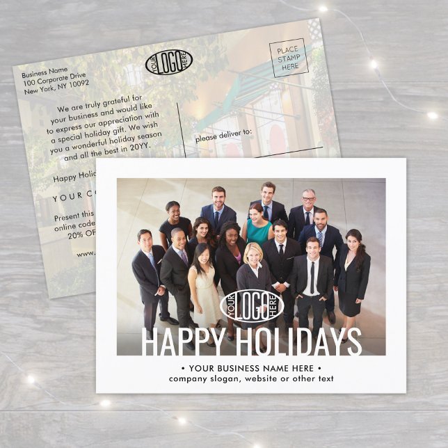 Postal De Anuncios Cualquier promoción comercial de texto 2 festivida (Subido por el creador)