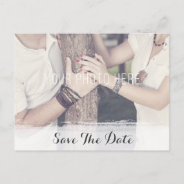 Postal De Anuncios Cuerno Floral Rústico Boda | Guárdame la Fecha