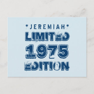 Postal De Anuncios Cumpleaños 40 1975 Edición Limitada Personalizada
