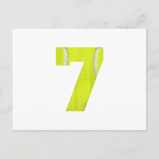 Postal De Anuncios Cumpleaños 7 2013 Niños Niñas Chicos Chicas Séptim (Anverso)