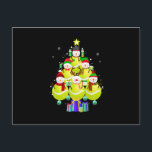 Postal De Anuncios Curioso Snowman Tennis Christmas Tree Ornaments Bo<br><div class="desc">Este es un gran regalo de Navidades. A tu familia,  amigos o niños les encantará este regalo después de que se lo des. Deseándote a ti y a tu familia y amigos una Feliz Navidad.</div>