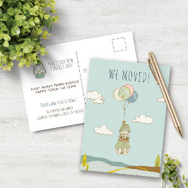 Postal De Anuncios Cute Fun nos mudamos | Casa Globo