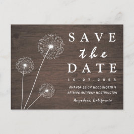 Postal De Anuncios Dandelion Barn Wood Country Guardar Las Cartas De 