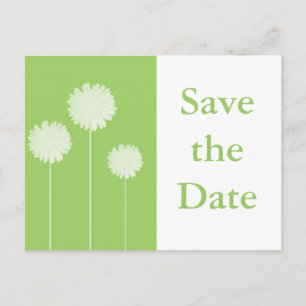 Postal De Anuncios Dandilion green salva la fecha