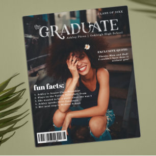 Postal De Anuncios Datos divertidos Foto de portada de revista de g