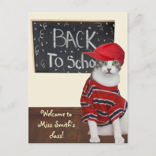 Postal De Anuncios De vuelta a la escuela