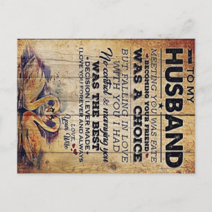 Postal De Anuncios Decoración para mi esposo   Regalo de aniversario