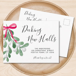 Postal De Anuncios Decorando Nuevos Pasillos Navidad Fiesta de Movimi