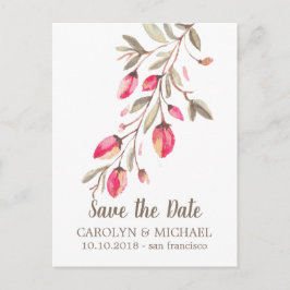 Postal De Anuncios Delicado florecimiento de la floración y la boda s