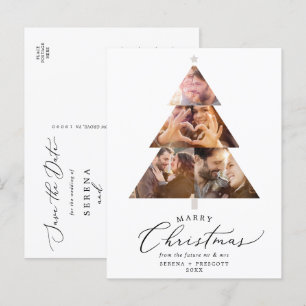 Postal De Anuncios Delicado Marry Navidad Festa Guardar la Fecha