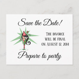 Postal De Anuncios Descorcha y salva la fecha Divorcio