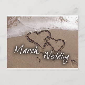 Postal De Anuncios Destino de playa de bodas de marzo... - Personaliz