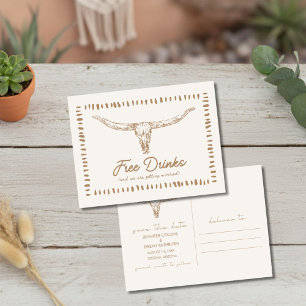 Postal De Anuncios Día de Desierto Divertido Bebidas Gratis