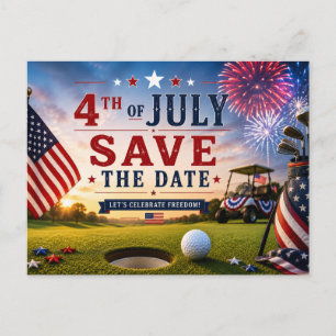 Postal De Anuncios Día de la Independencia del 4 de julio para fiesta