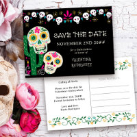 Día de Muertos Calaveras de Azúcar Floral Salva la