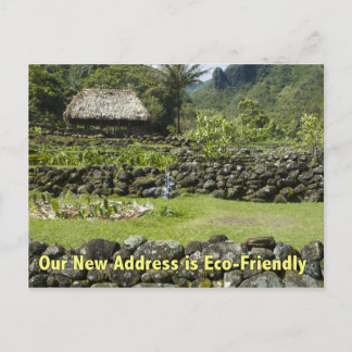 Postal De Anuncios Dirección Nueva Divertida - Cabaña Ecológica